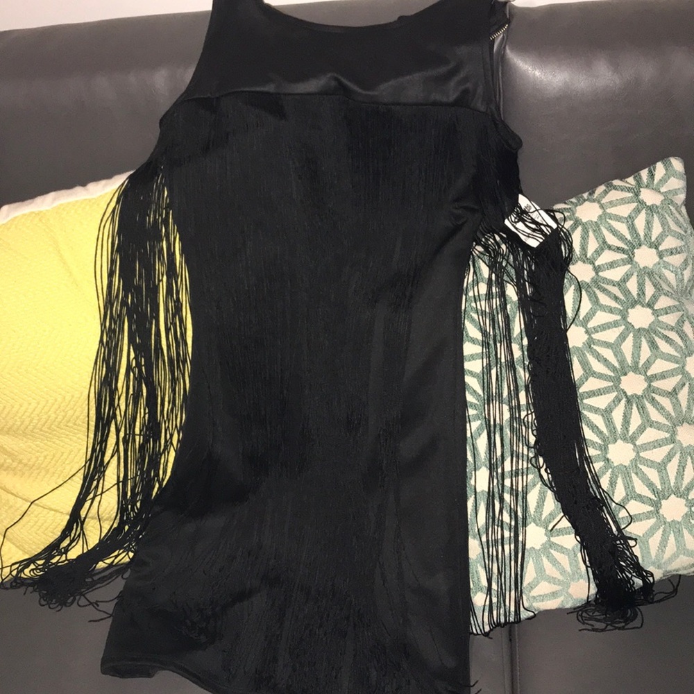 Black tight dress